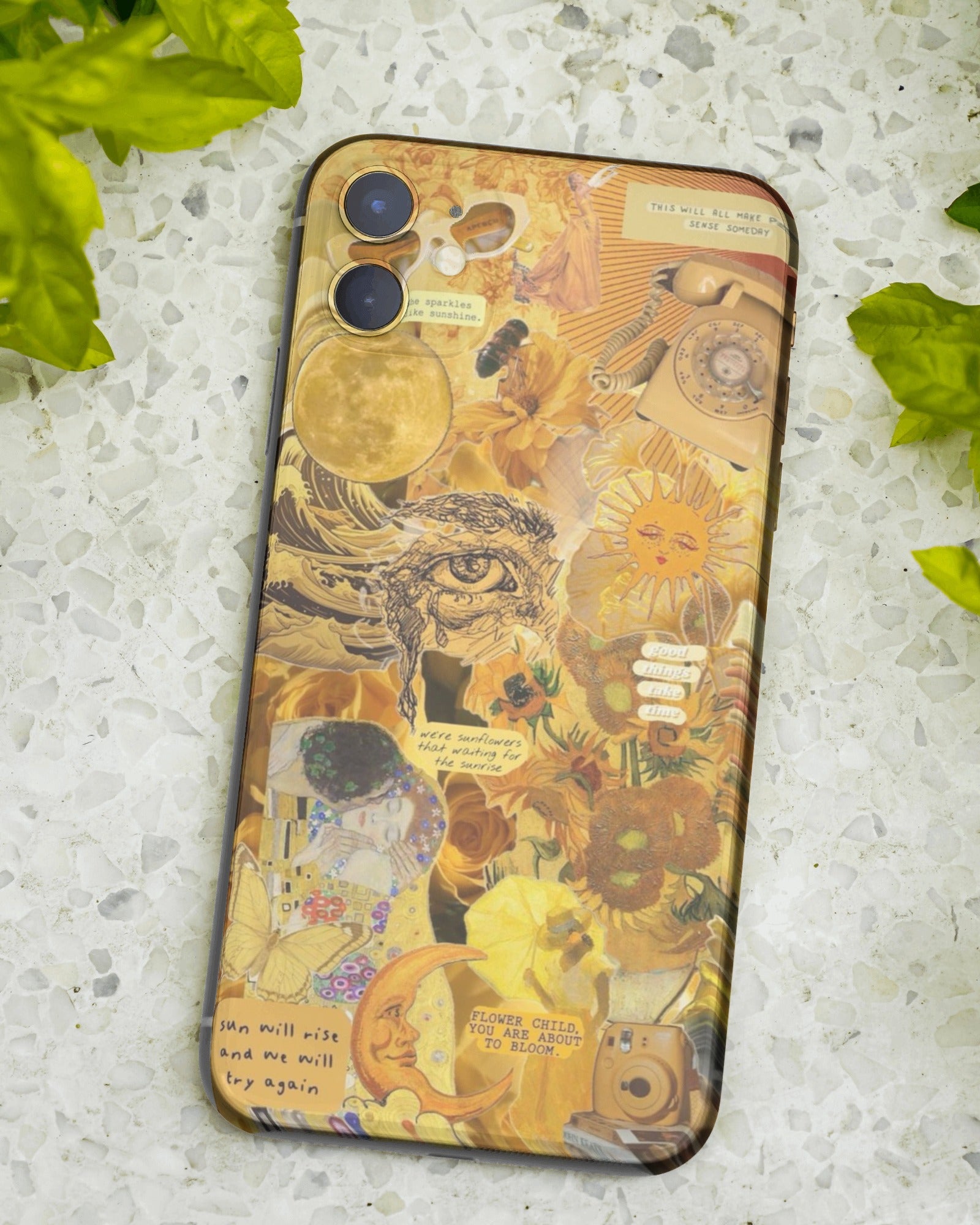 Golden Vibes Phone Case