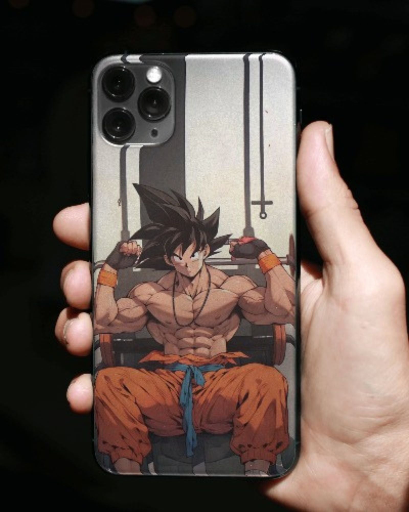 Saiyan Strength Goku Gym Edition Phone Case
