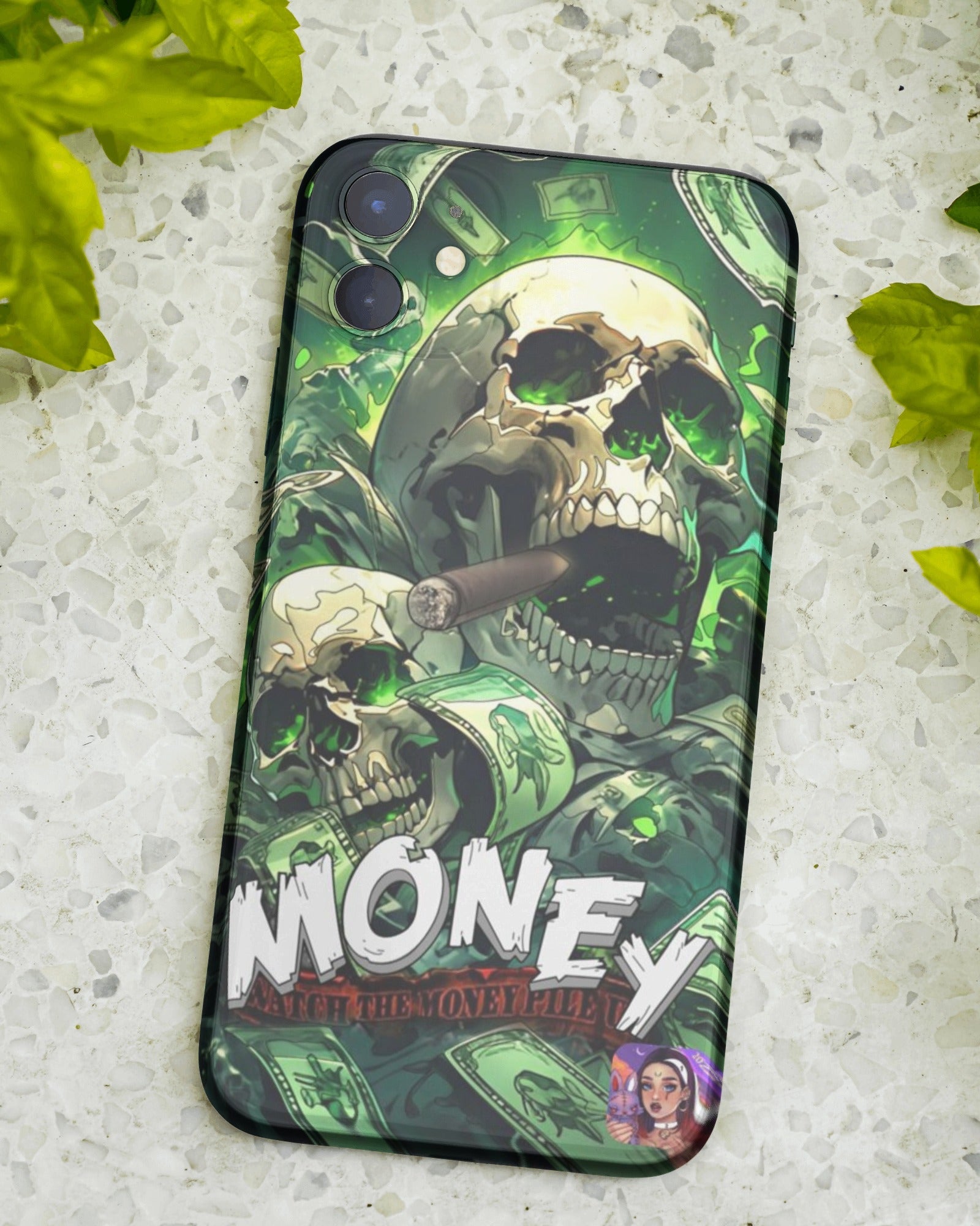 Hustle and Smoke Phone Case