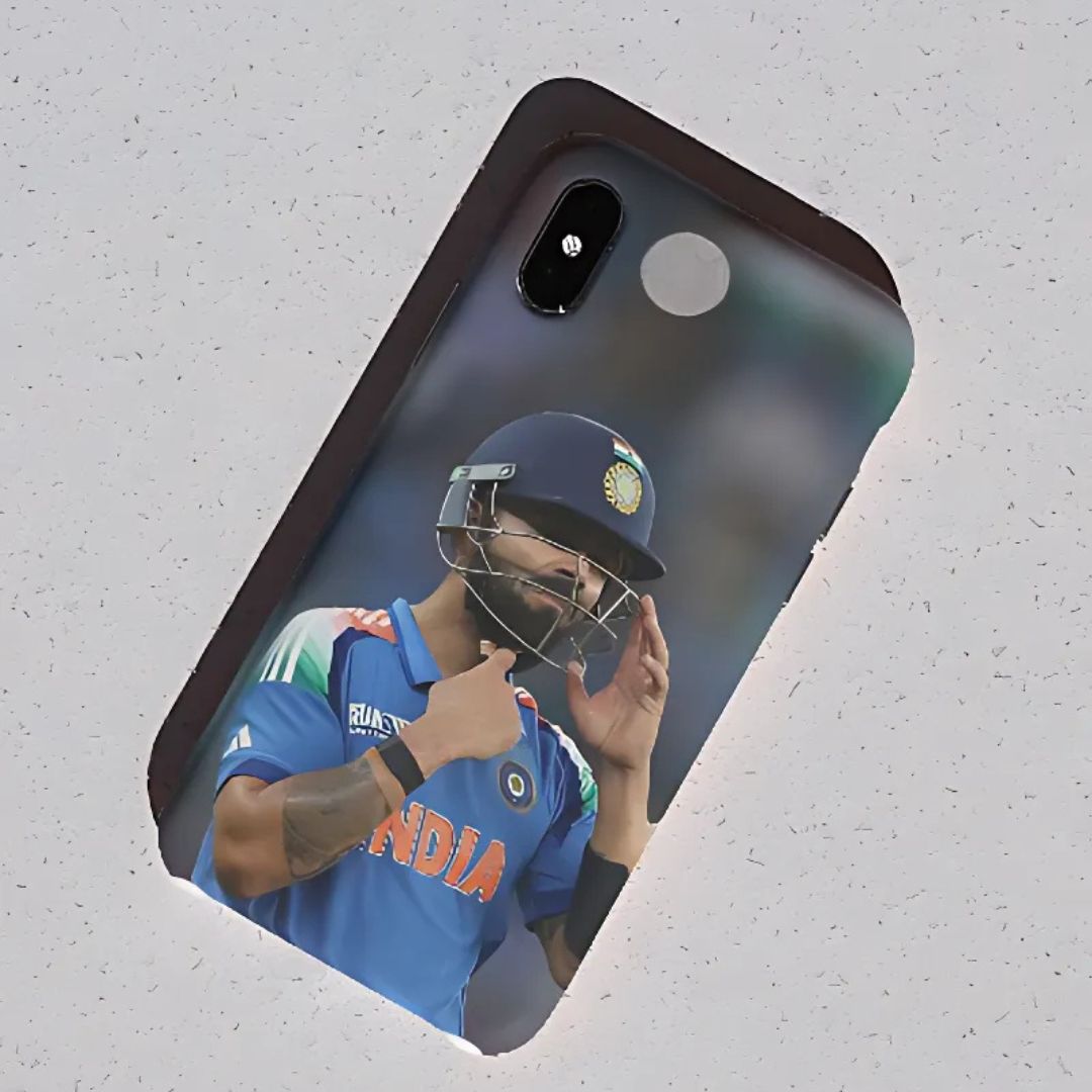 Virat in Champions Trophy Mobile Cover