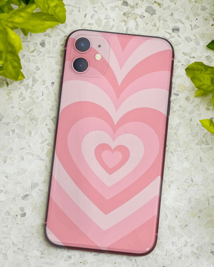 Retro Pink Love Waves Phone Case