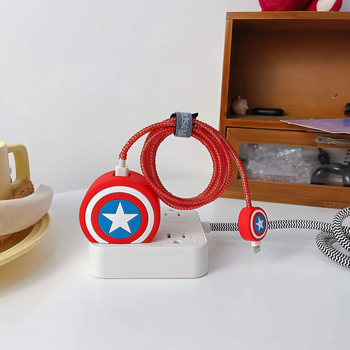 Caption America Iphone Charger Case