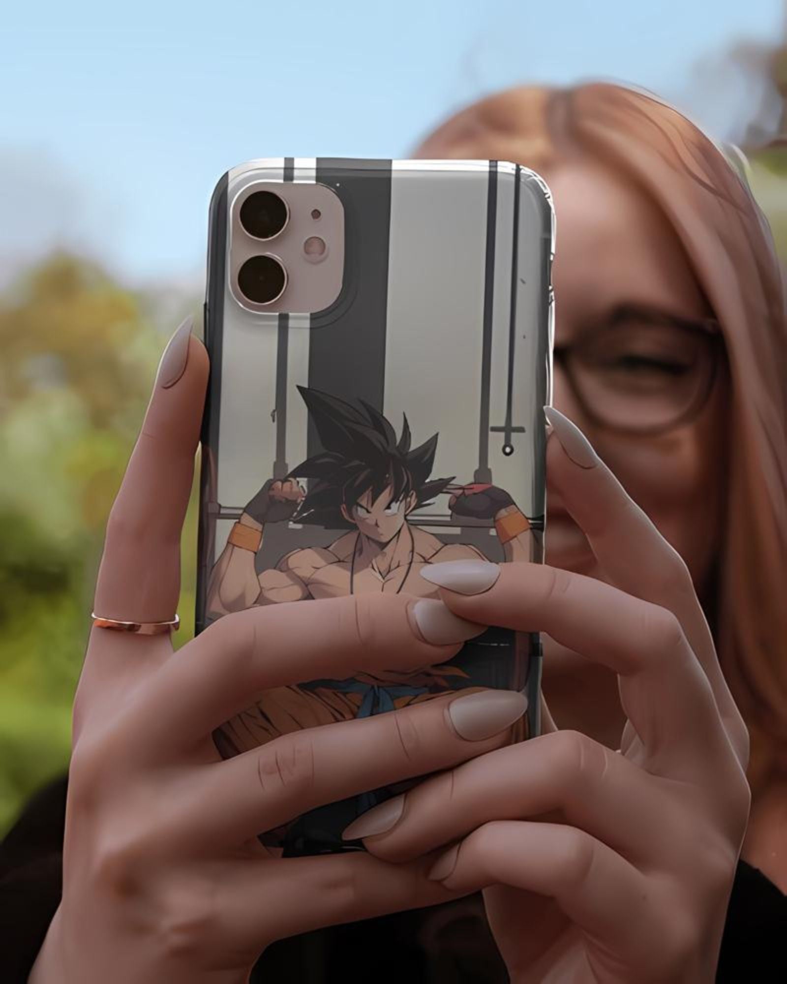 Saiyan Strength Goku Gym Edition Phone Case