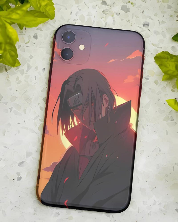 Itachi Sunset Glare Anime Mobile Case