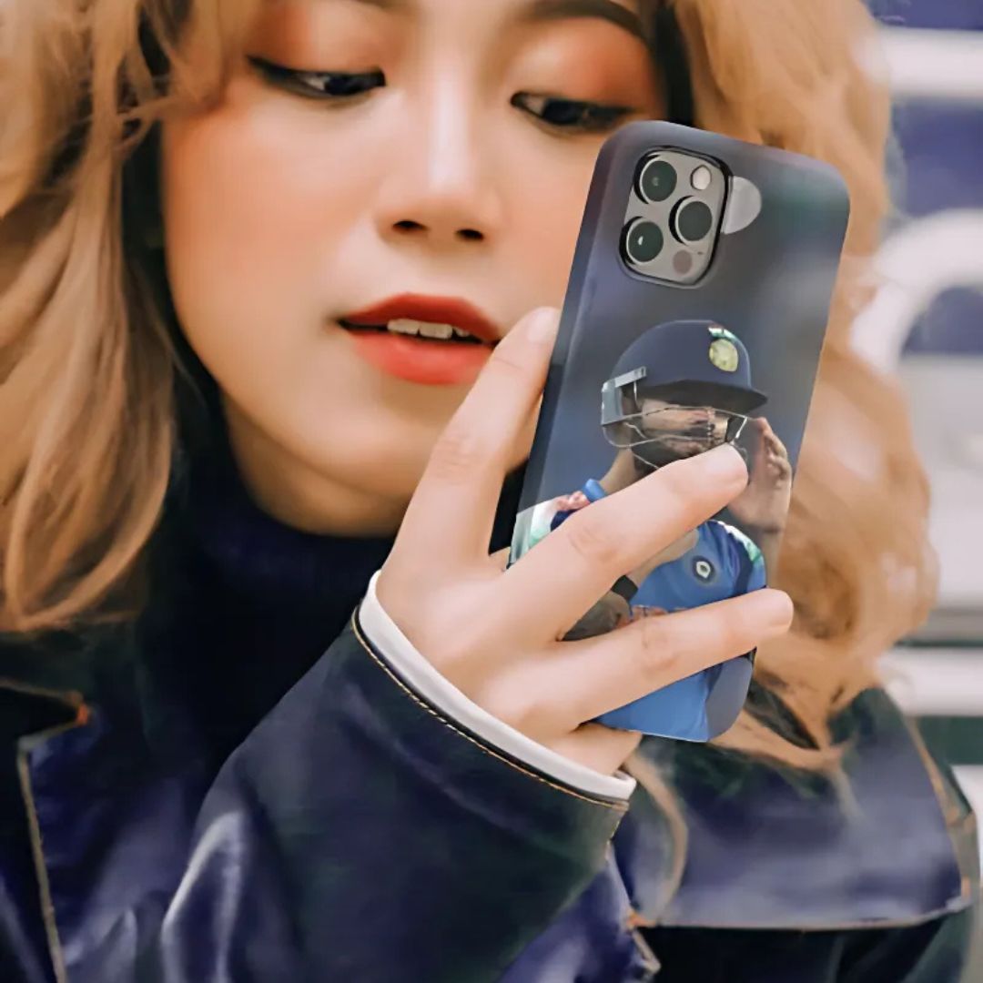 Virat in Champions Trophy Mobile Cover