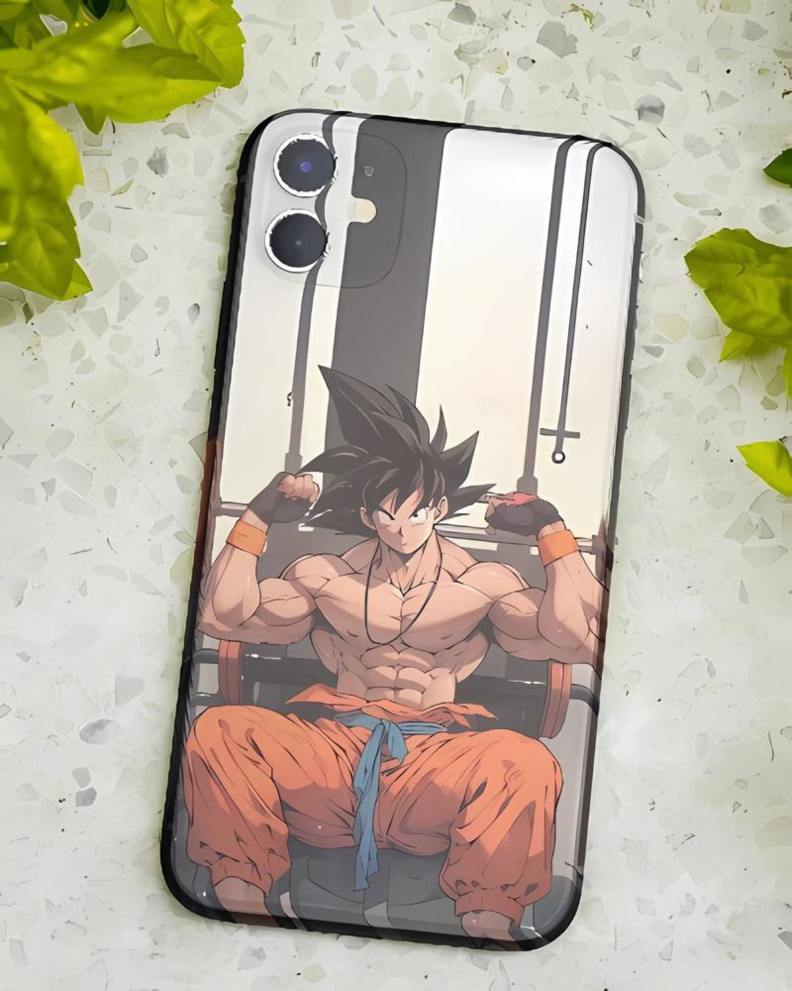 Saiyan Strength Goku Gym Edition Phone Case