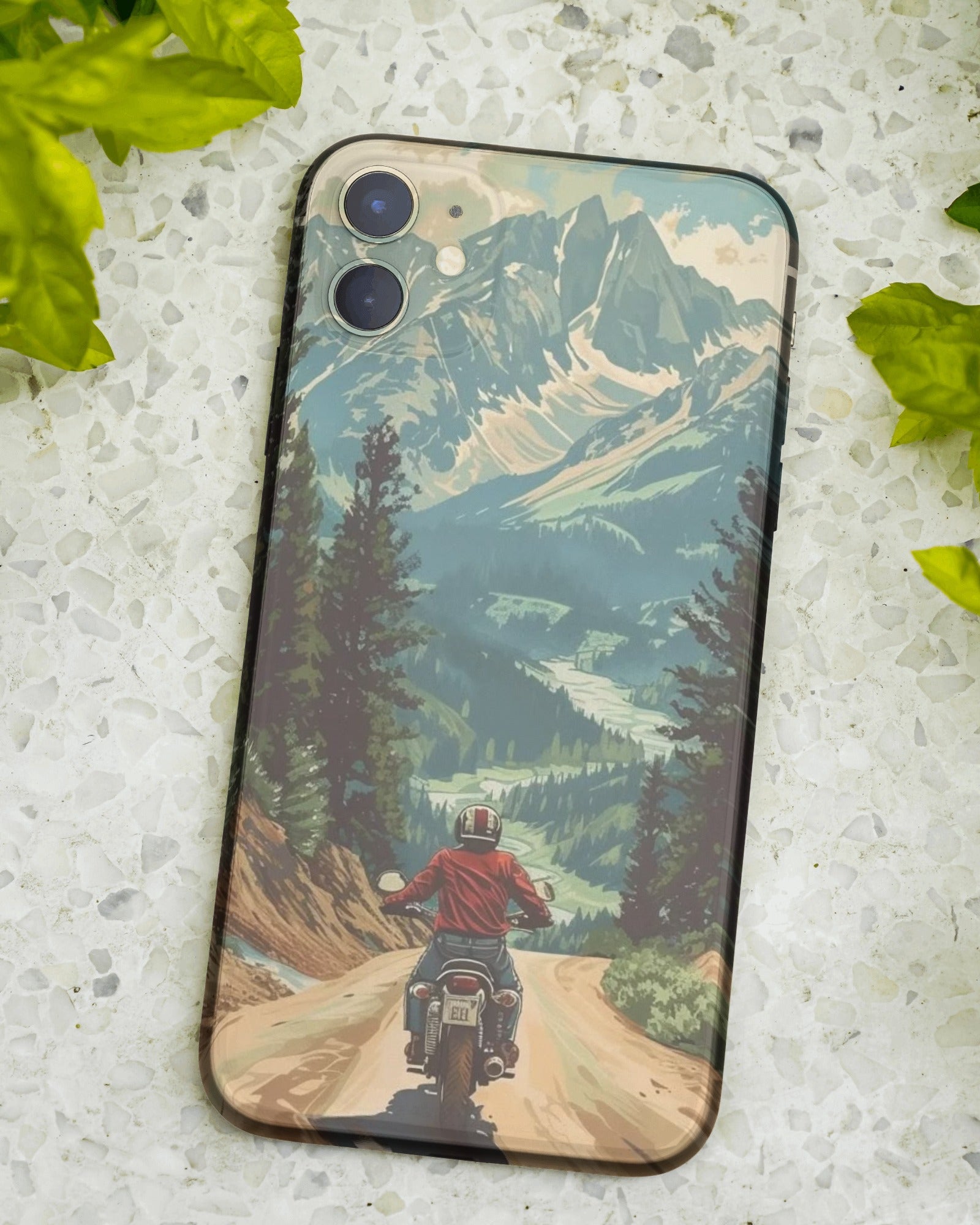 Riding on Mountins Phone Case