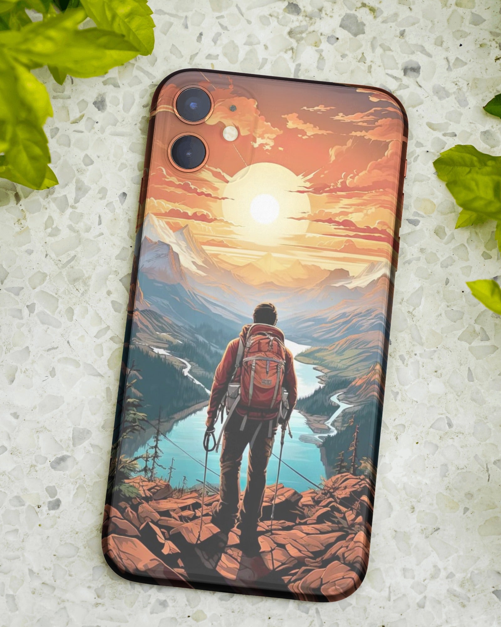 Sunset in Mountains Trip Phone Case