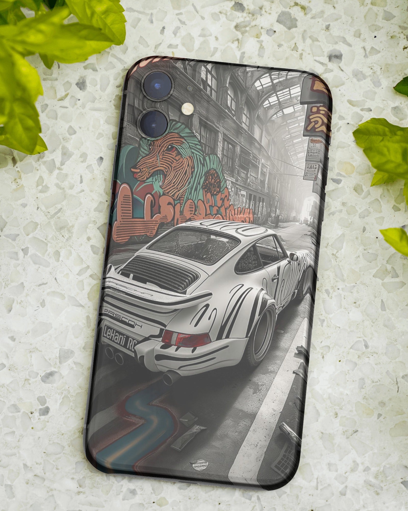 Street King Car Graffiti Art Phone Case
