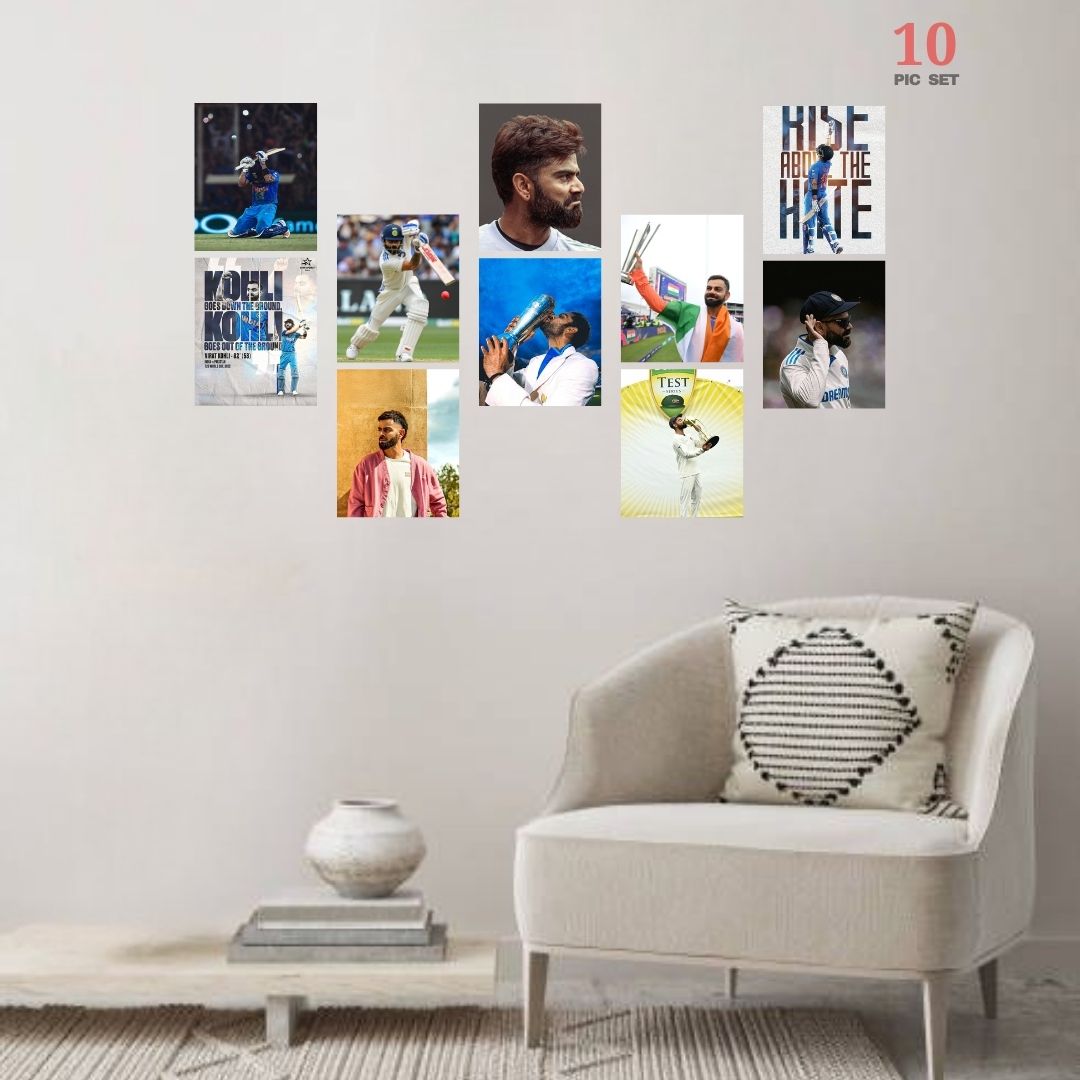 40 Ultimate King Kohli Poster Set