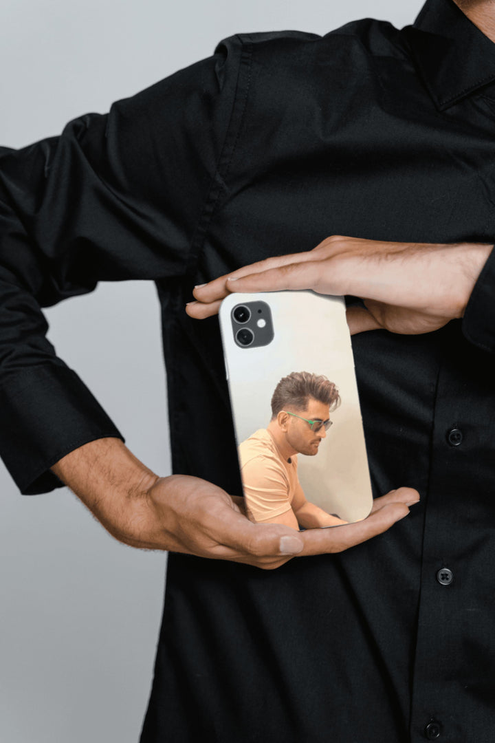 Dhoni New Hair Style Mobile Cover