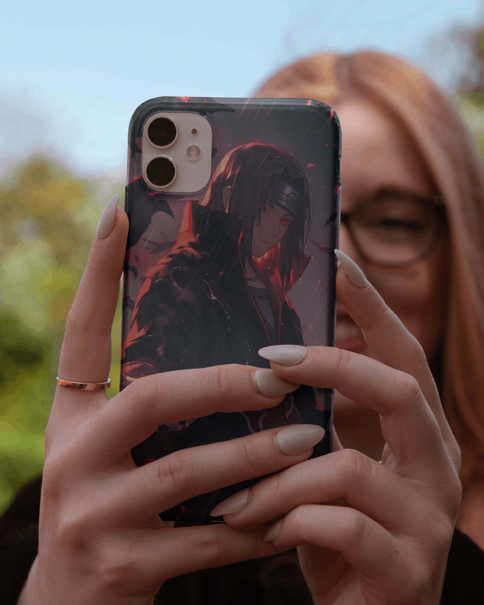 Rogue Uchiha Inferno Phone Case