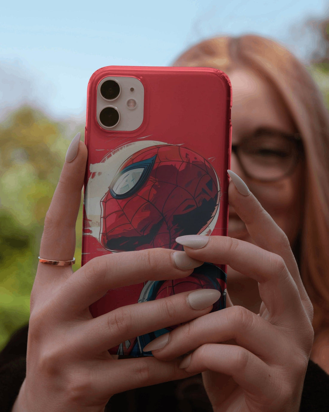 Spider Man with Backpack Phone Case