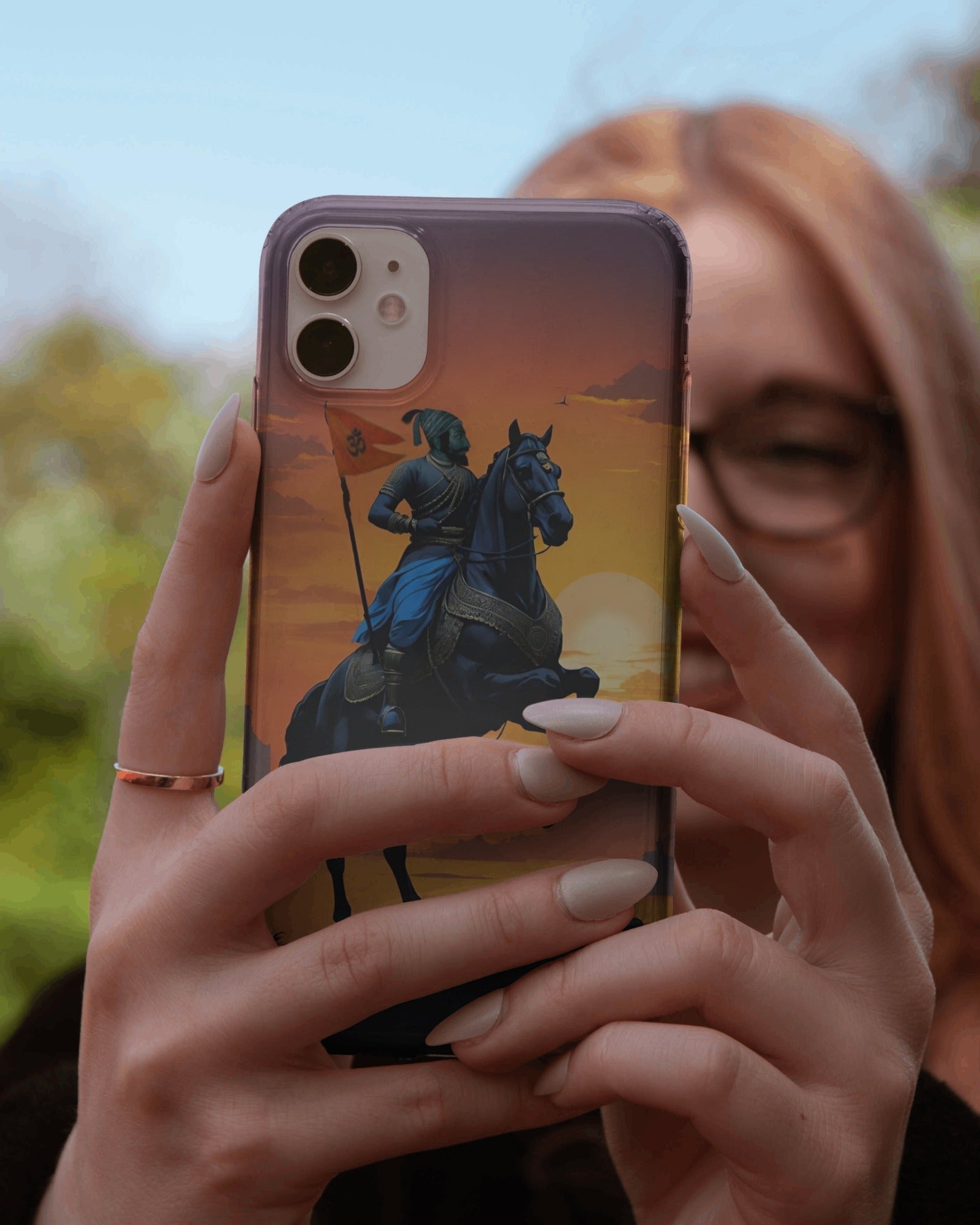 Chhatrapati Shivaji Maharaj on Horse Phone Case