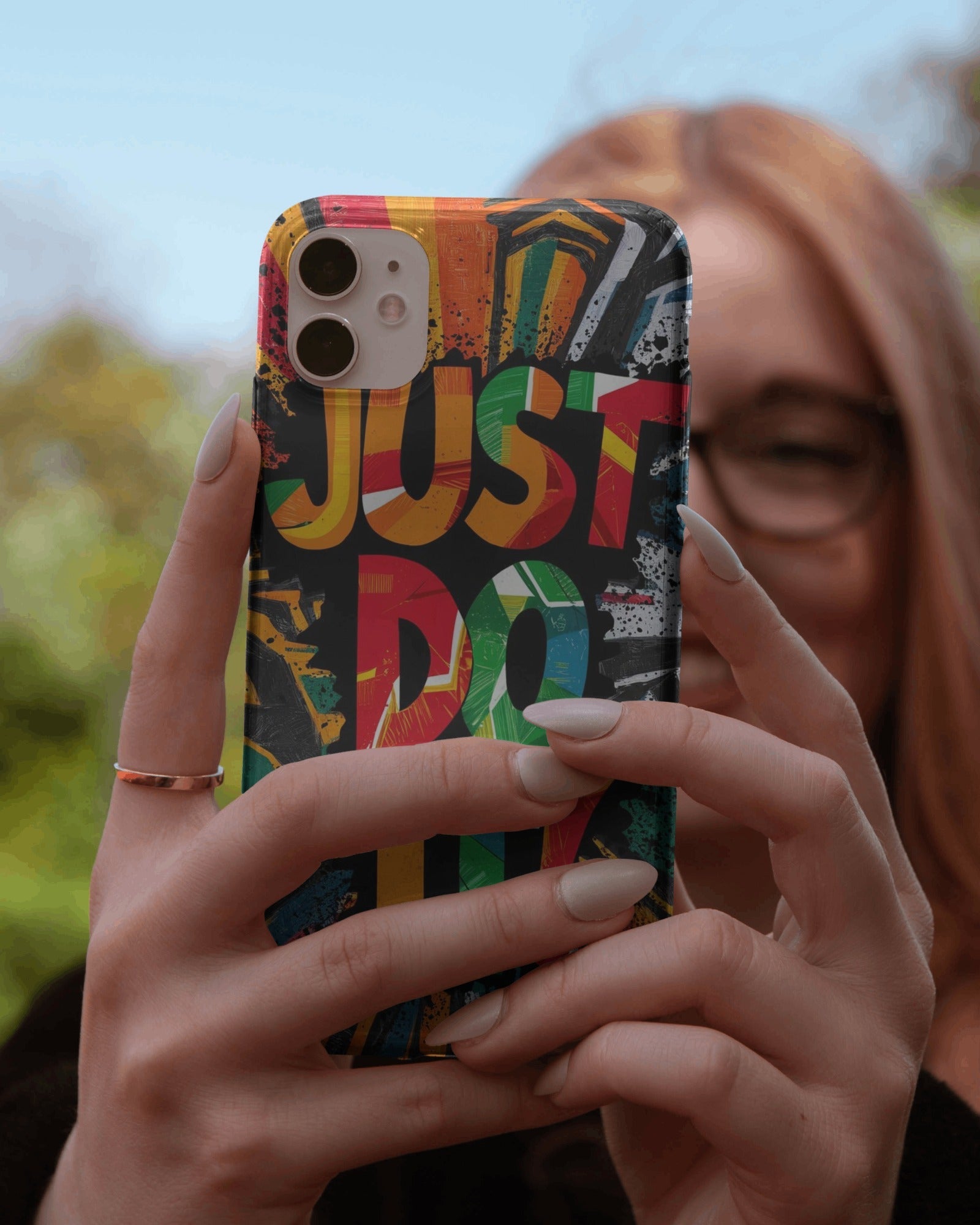 Bold Burst Just Do It Phone Case