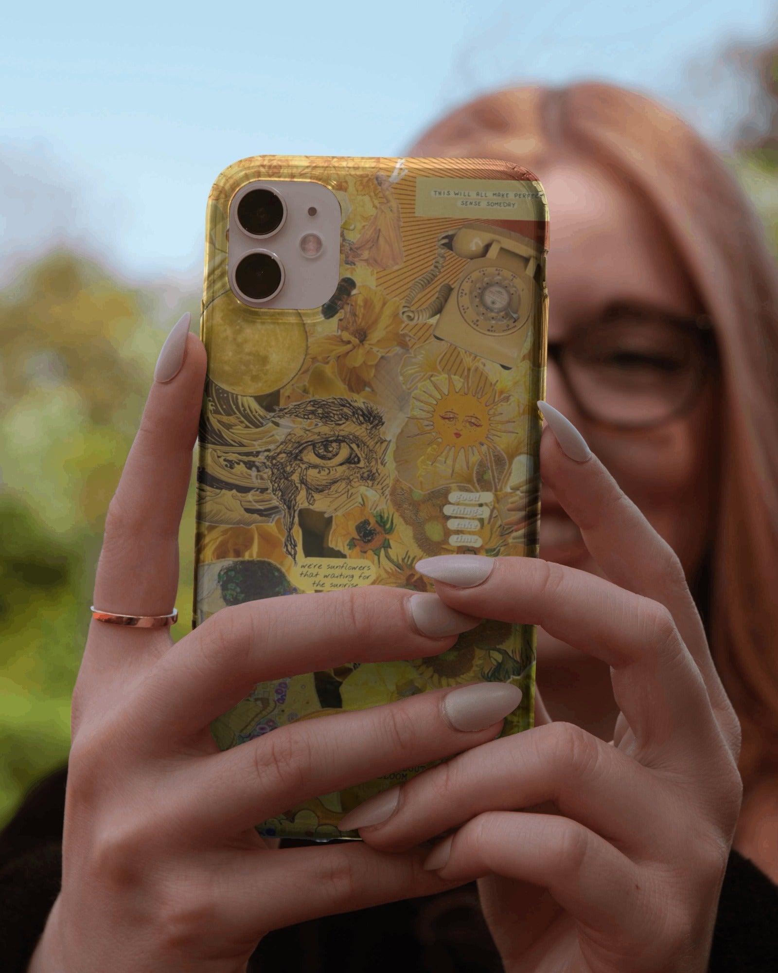 Golden Vibes Phone Case