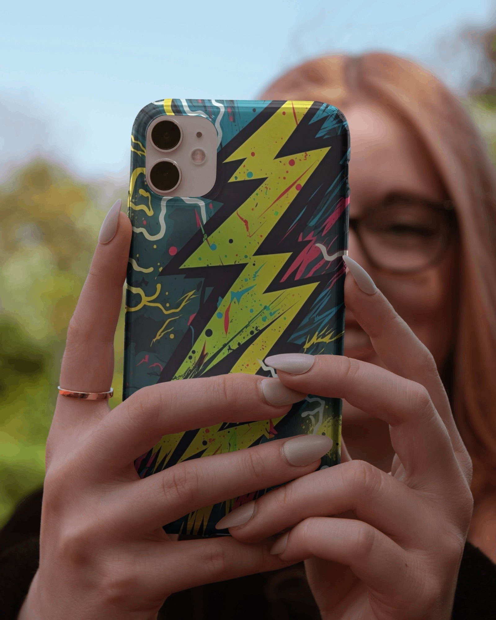 Colorful Thunderbolt Phone Case