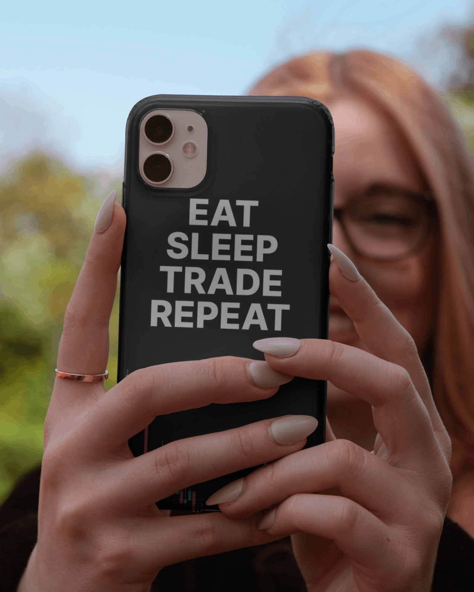 Eat Trade Sleep Repeat Phone Case