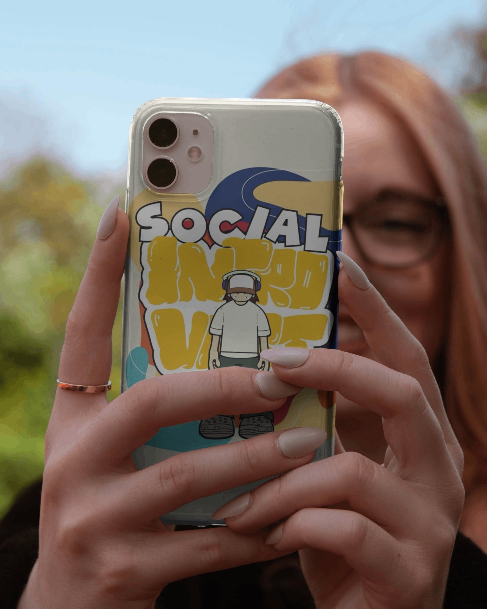 Social Introvert Phone Case