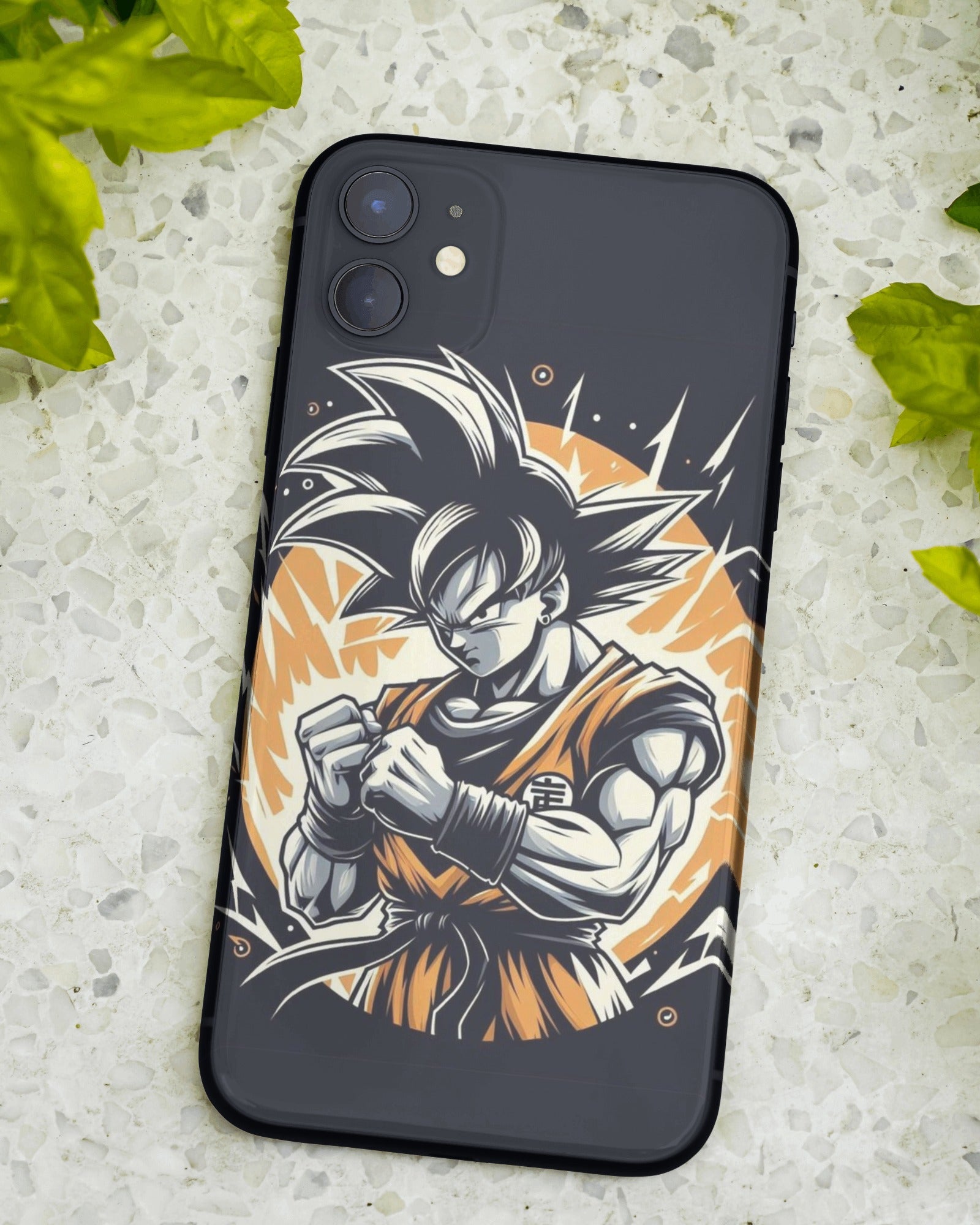Saiyan Flame Burst Mobile Cover