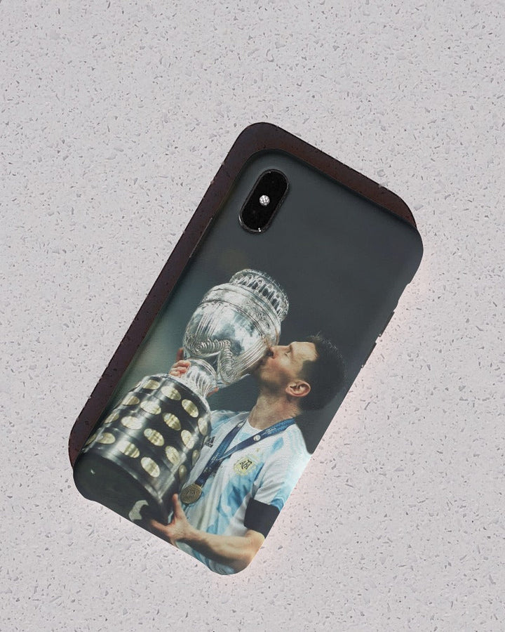 Messi Winning Copa America Phone Case