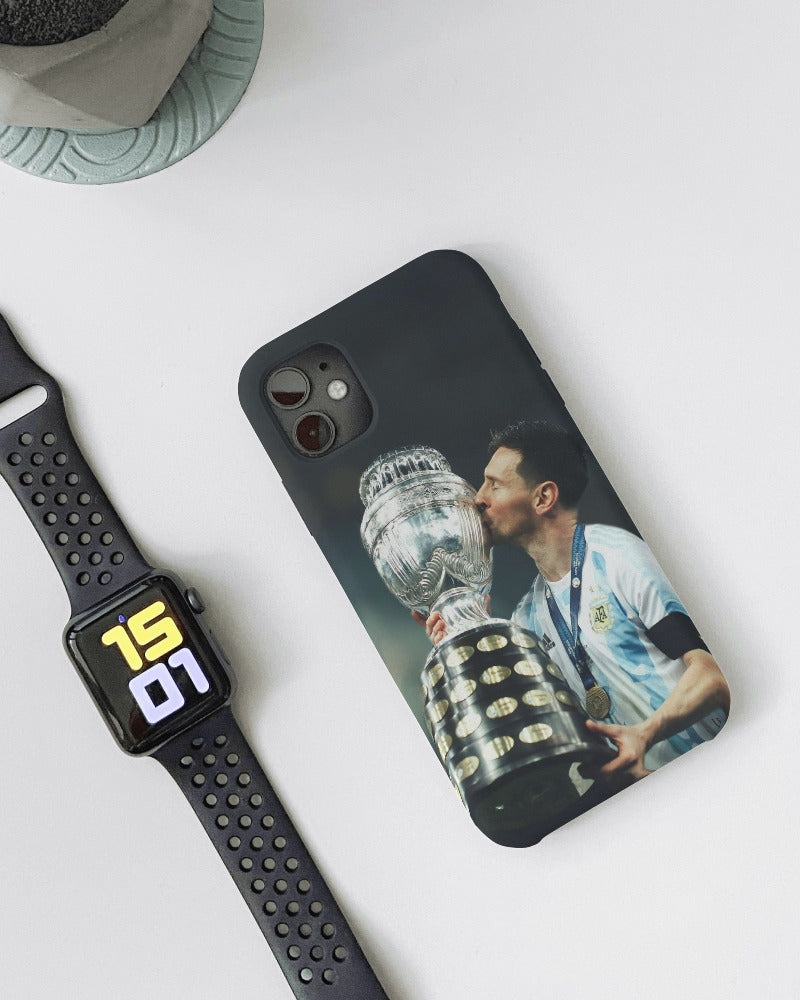 Messi Winning Copa America Phone Case