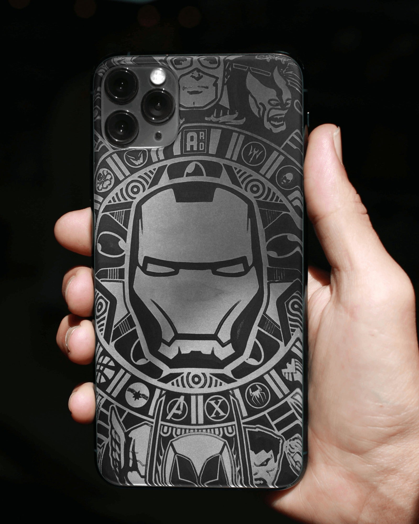 Iron Man Tech Line Art Phone Case