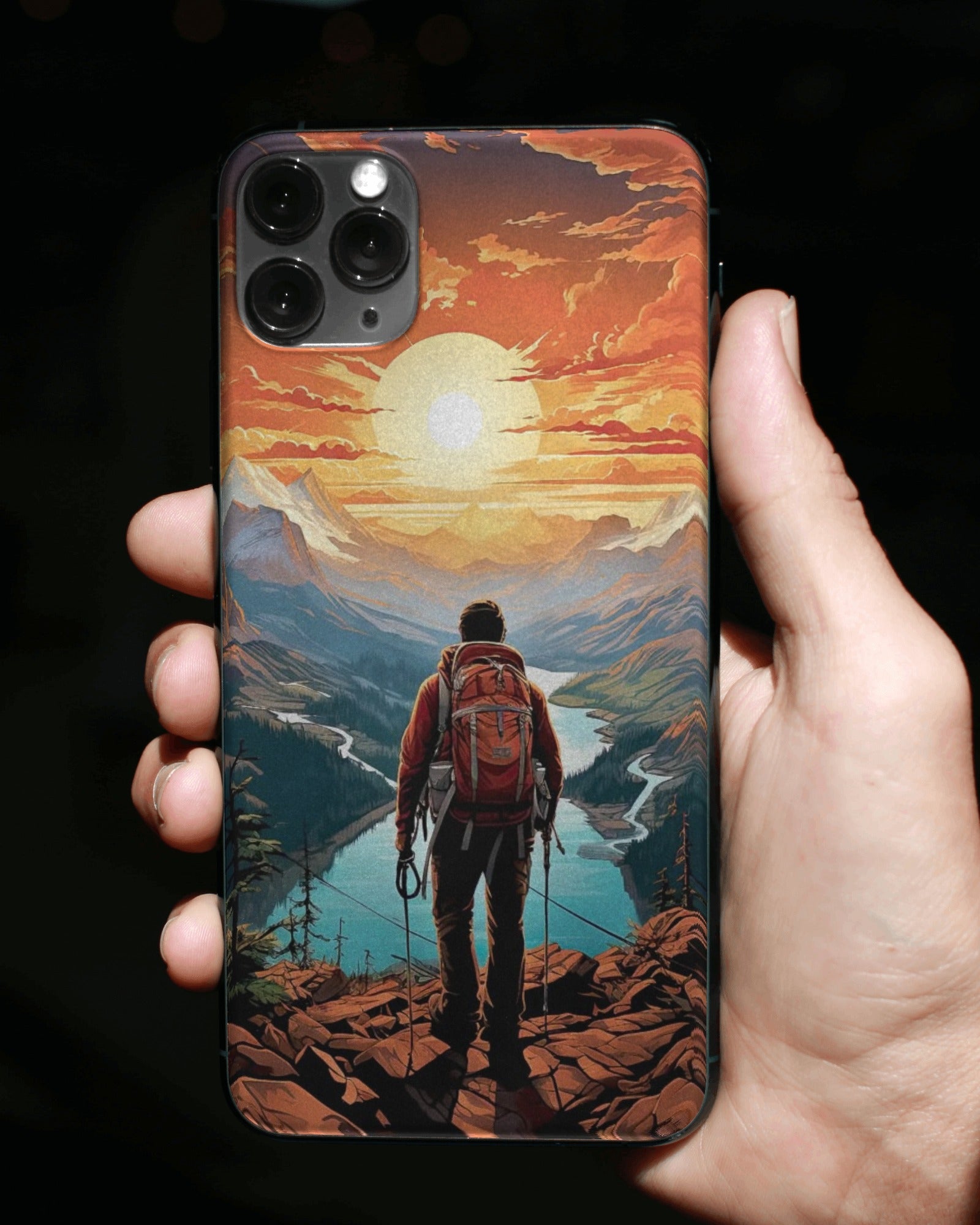 Sunset in Mountains Trip Phone Case