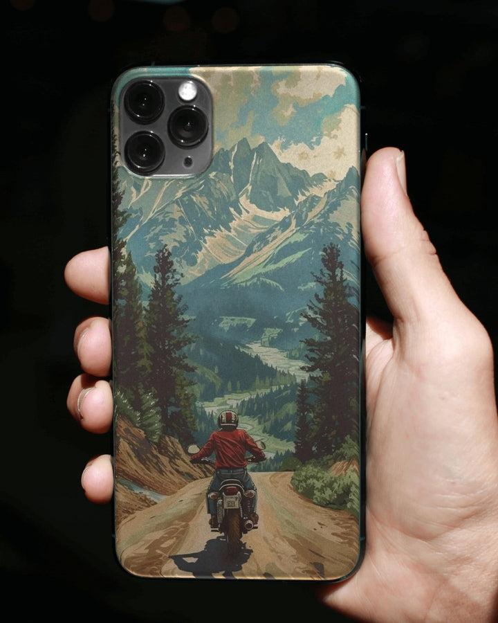 Riding on Mountins Phone Case