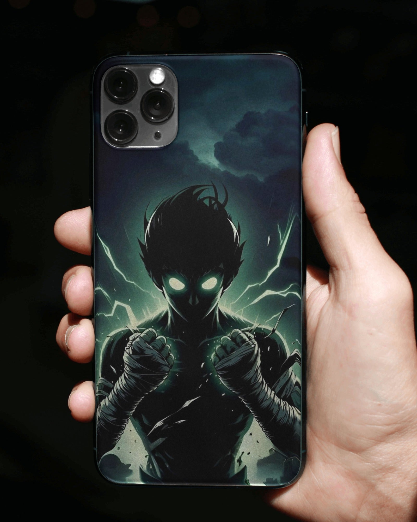 Electro Shadow Warrior Mobile Cover