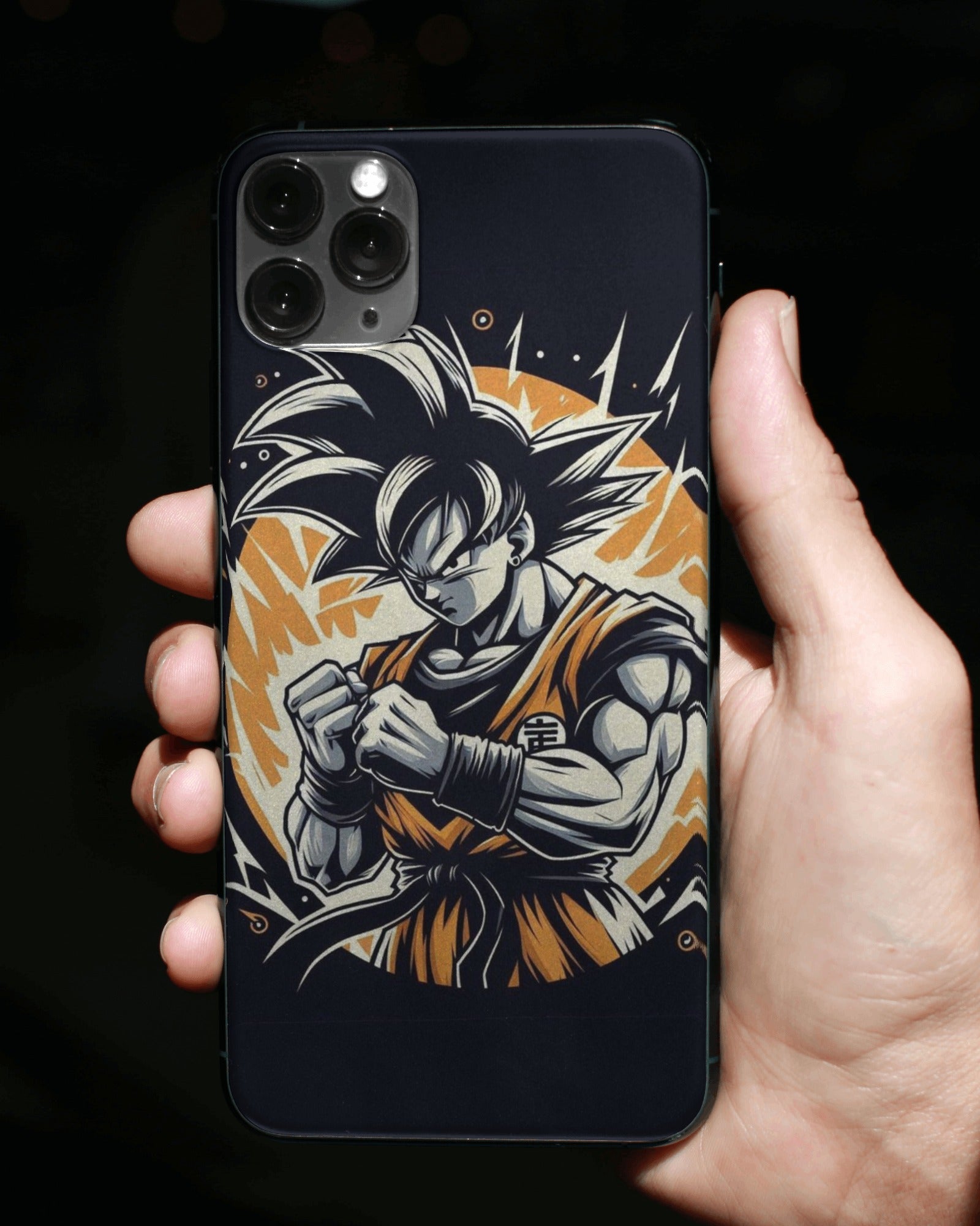 Saiyan Flame Burst Mobile Cover