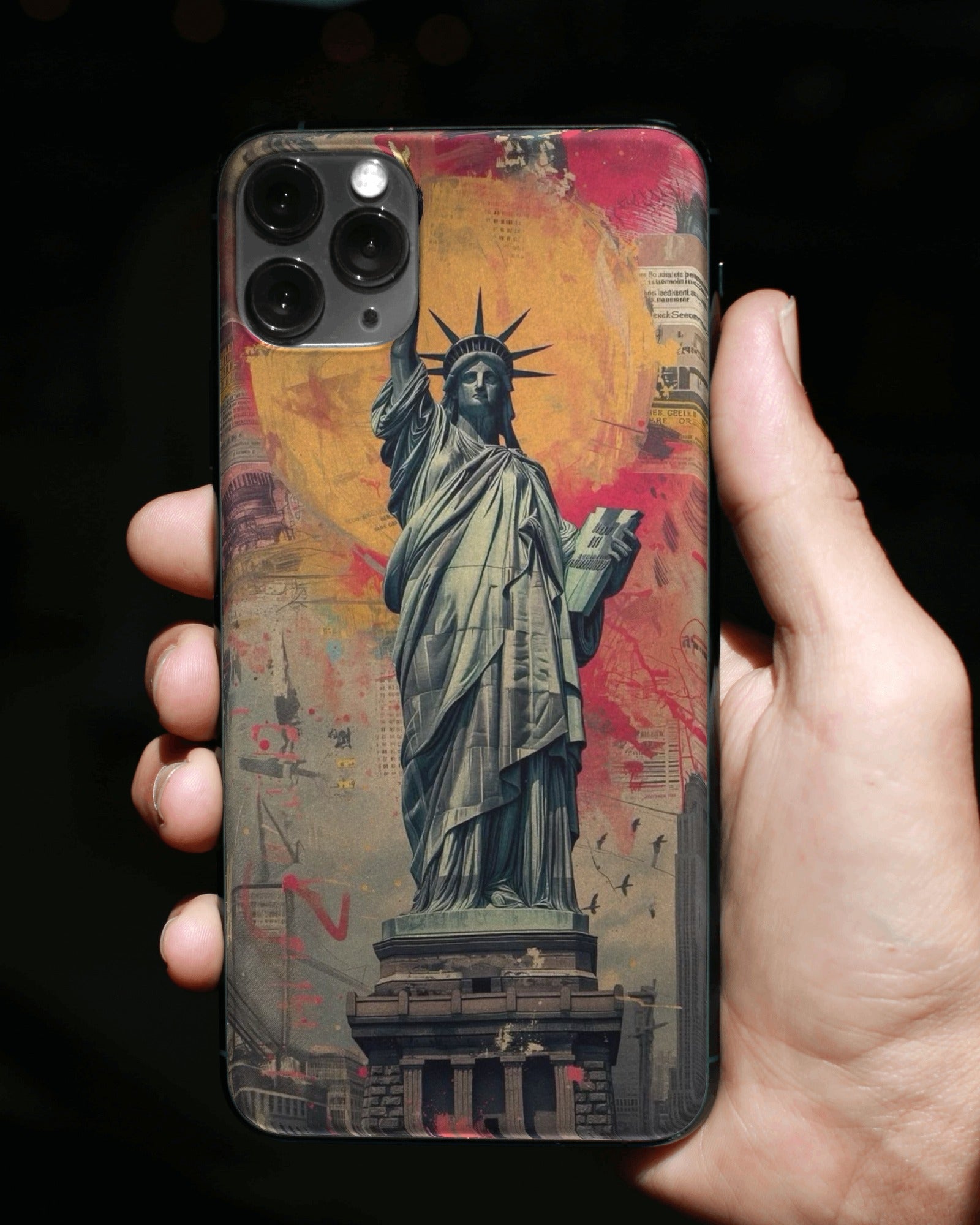 Statue of Liberty with Urban Vibe Phone Case