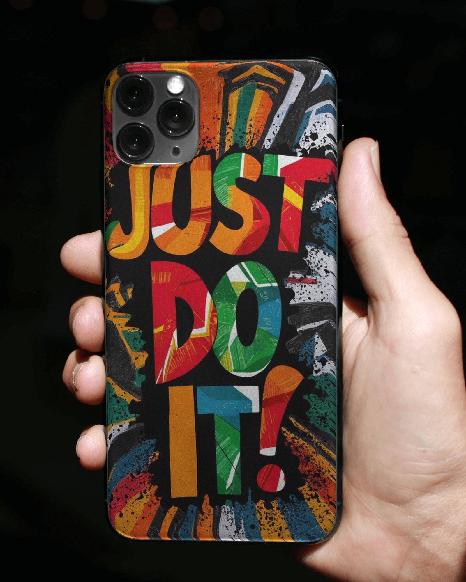Bold Burst Just Do It Phone Case