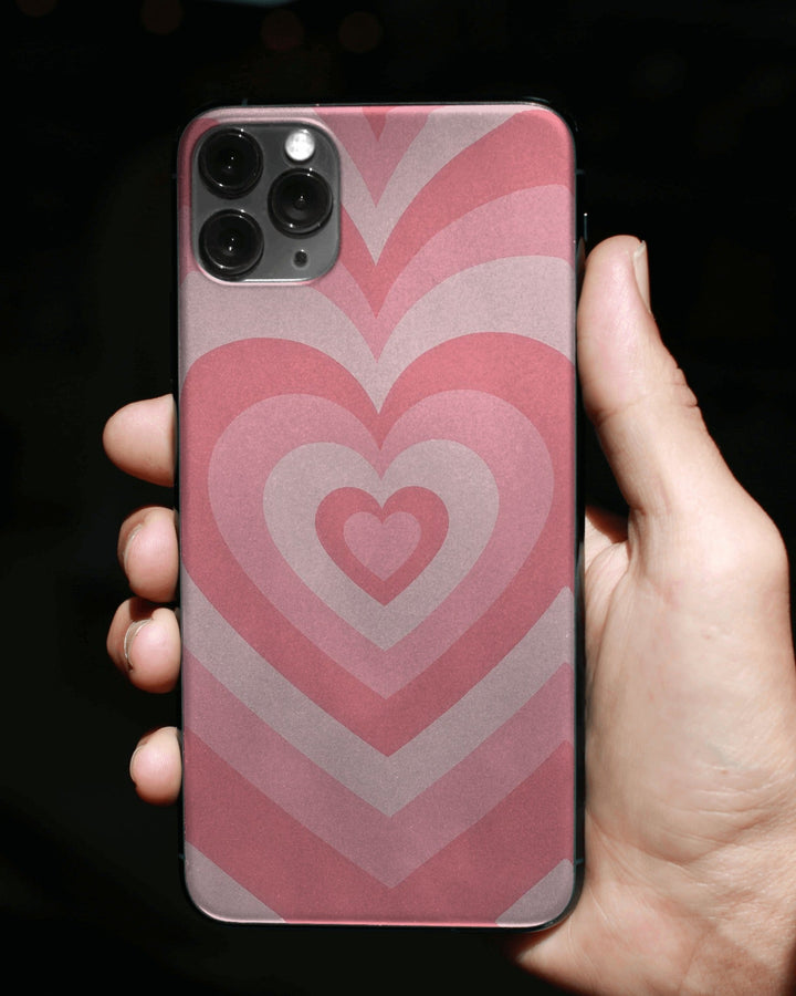 Retro Pink Love Waves Phone Case