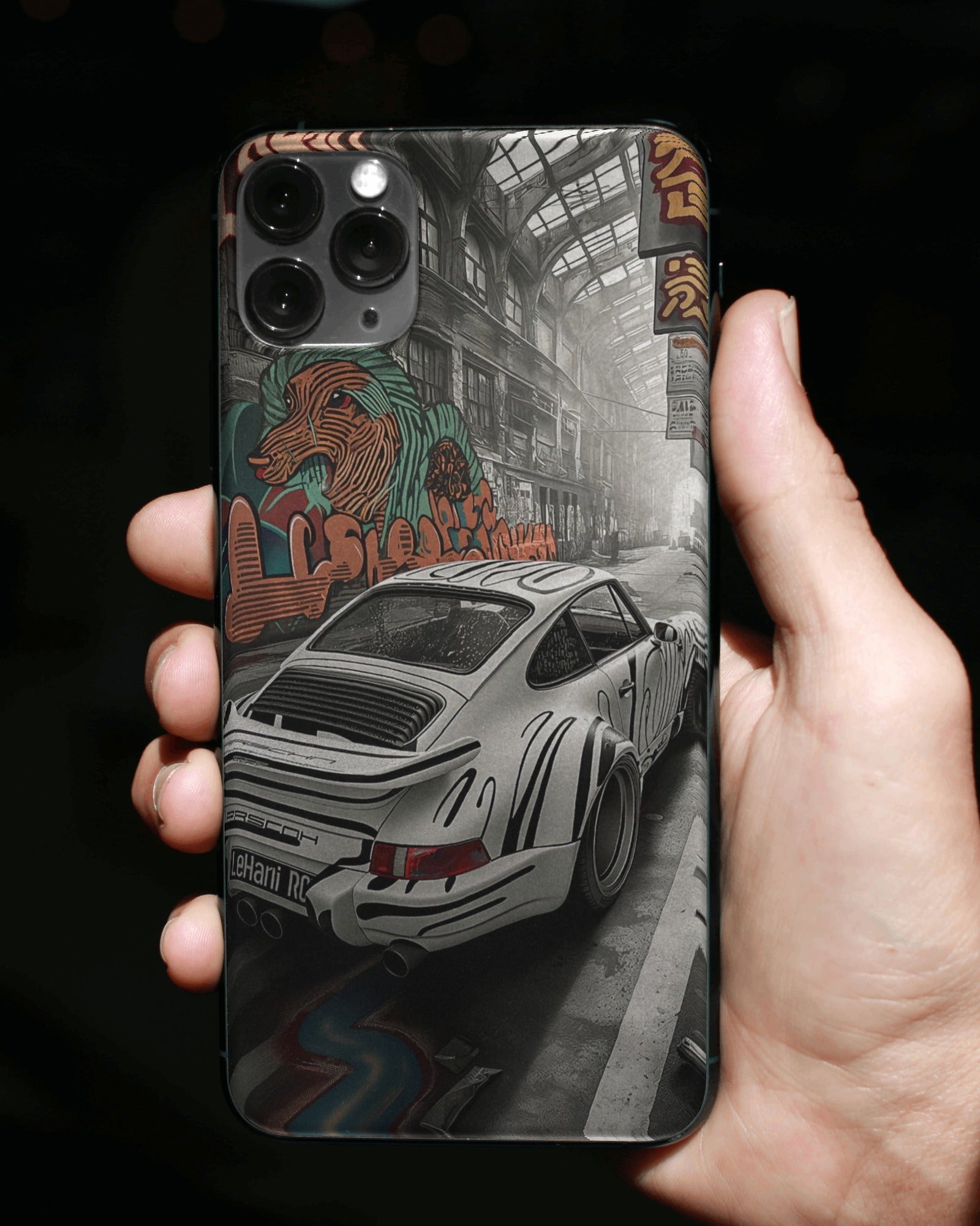 Street King Car Graffiti Art Phone Case