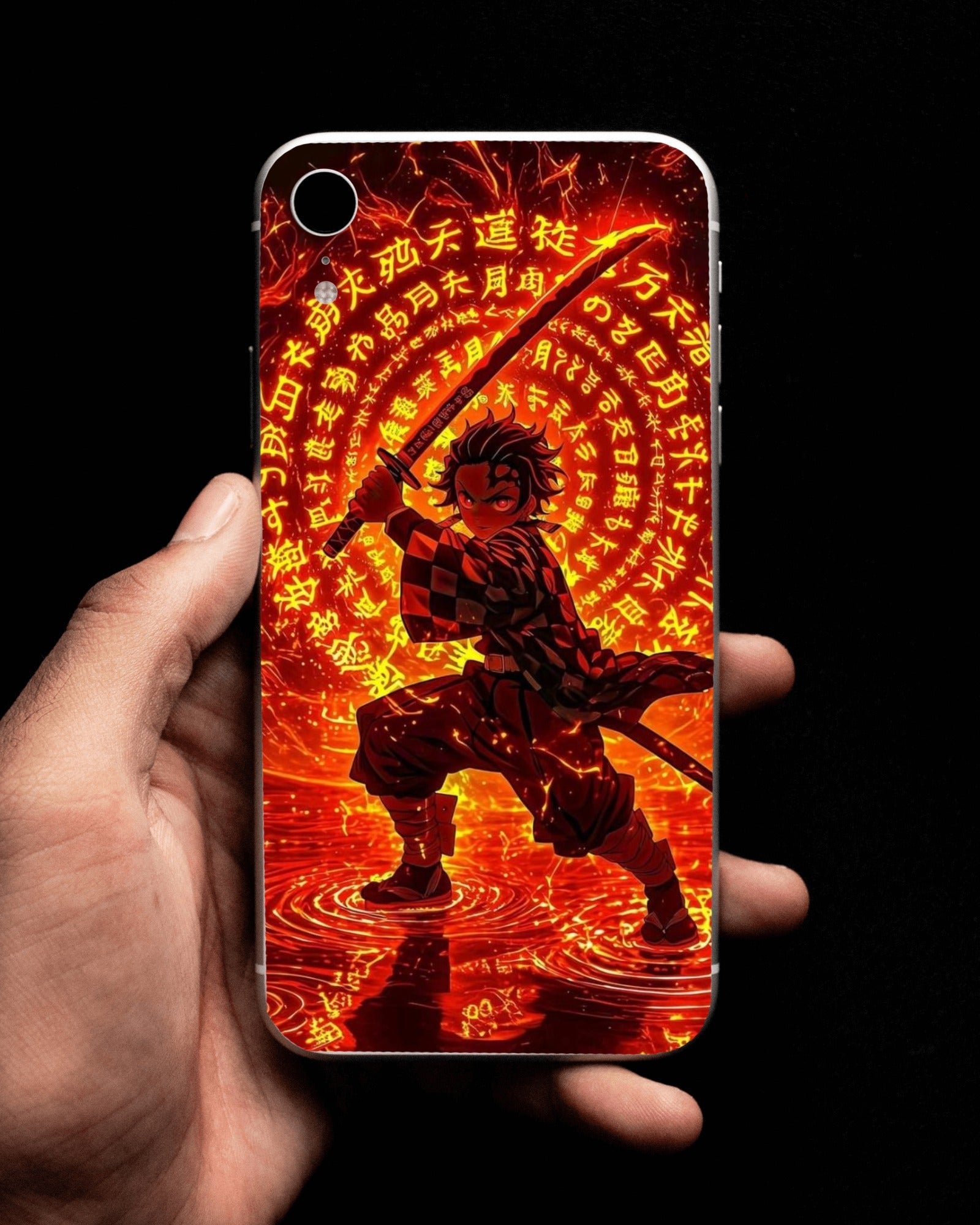 Tanjiro Flame Circle Demon Slayer Case