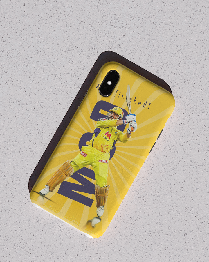 Not Finished Ms Dhoni Mobile cover