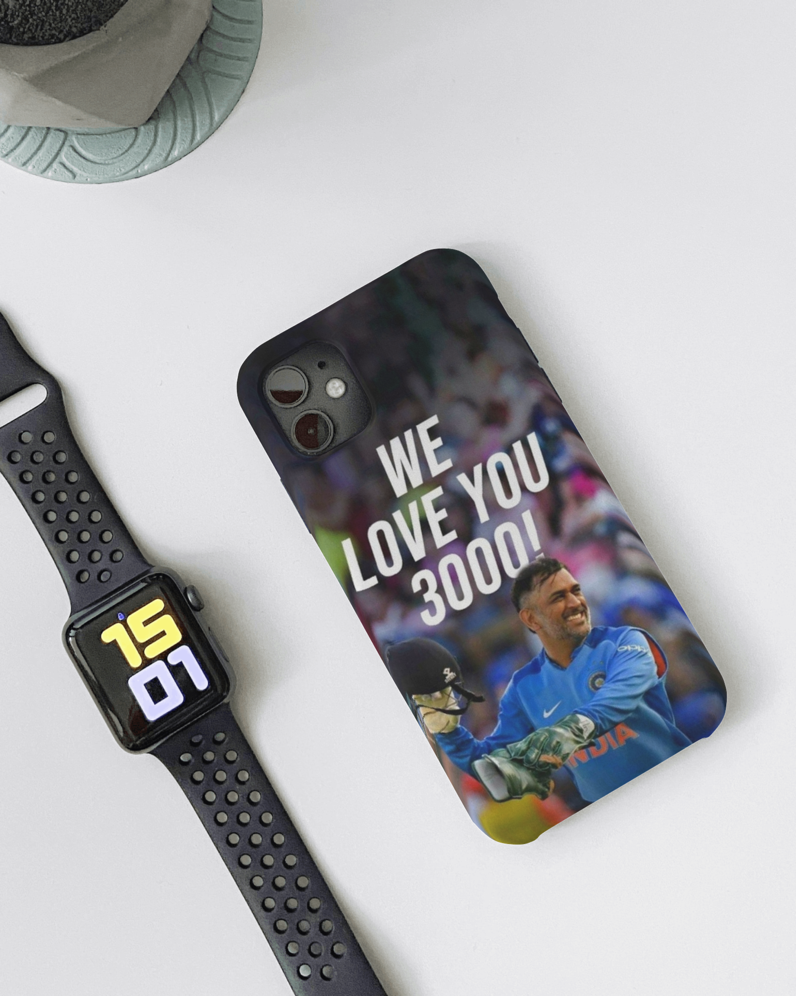 We Love You 3000 Dhoni Phone Case