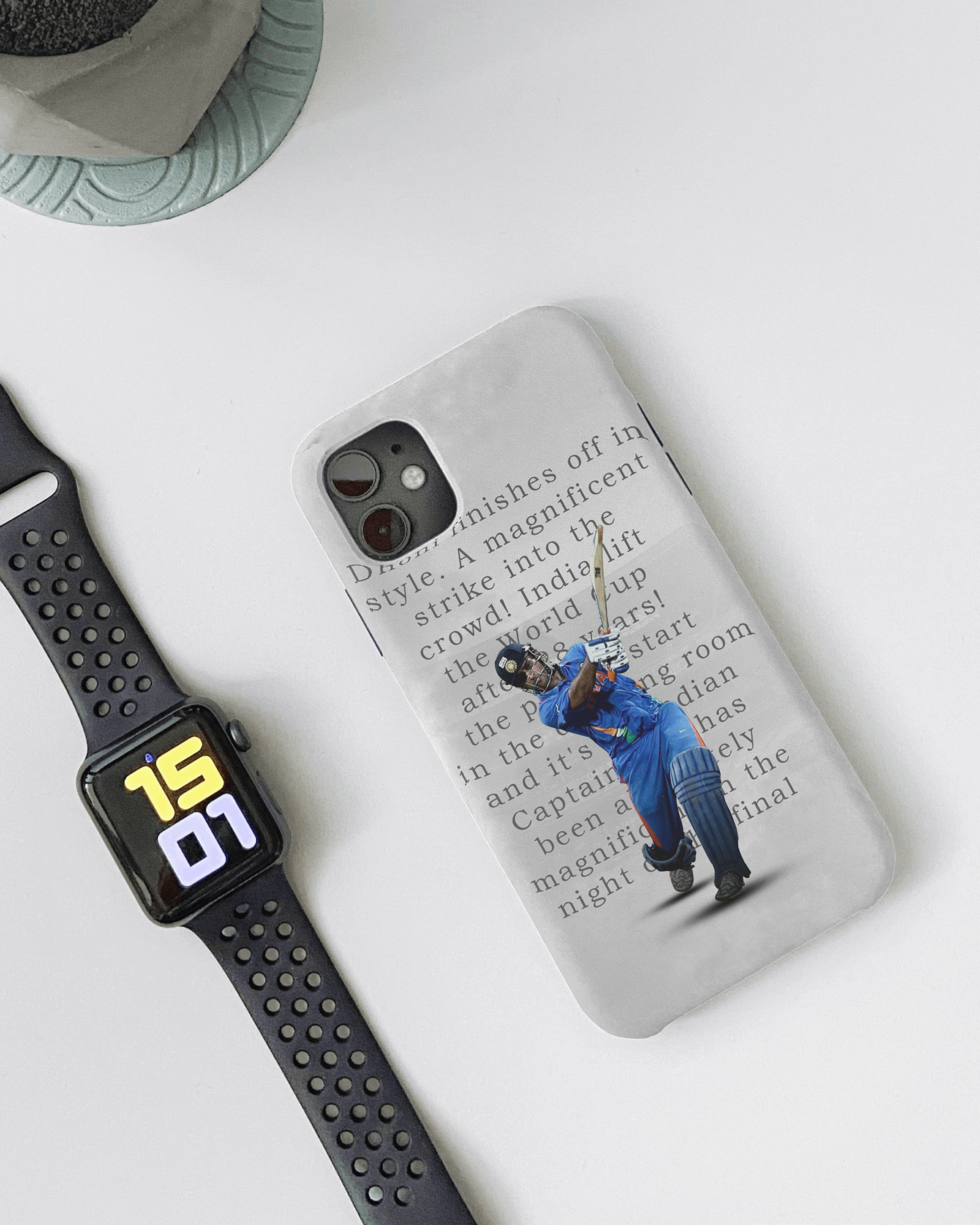 Dhoni Finishes off it Style Mobile Cover