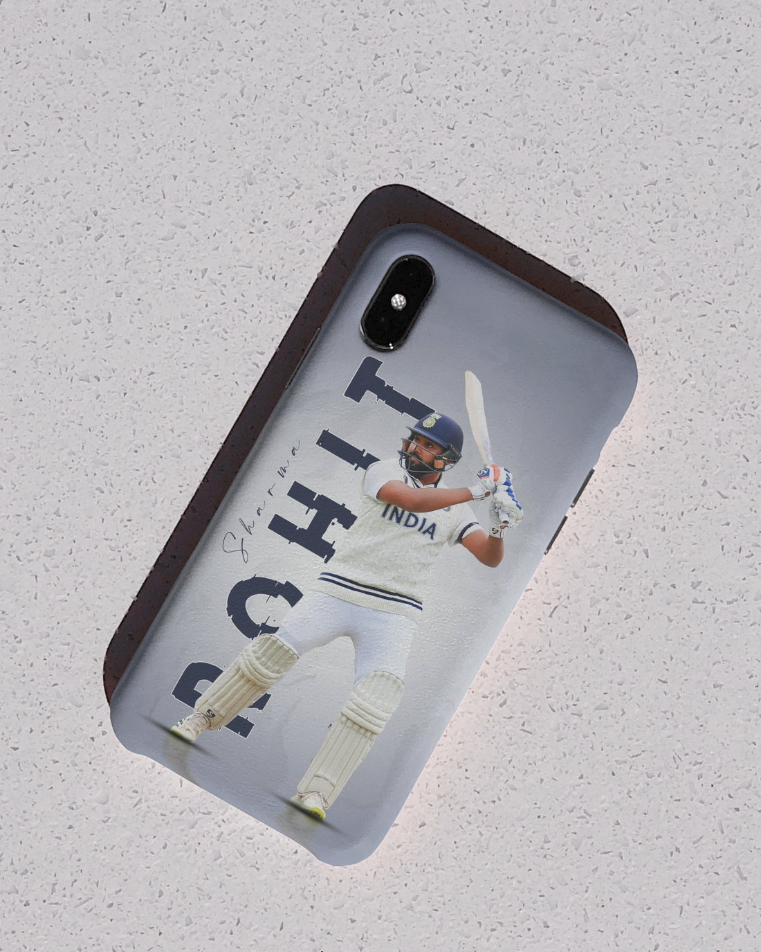 Rohit Sharma Test Jersey Mobile Cover