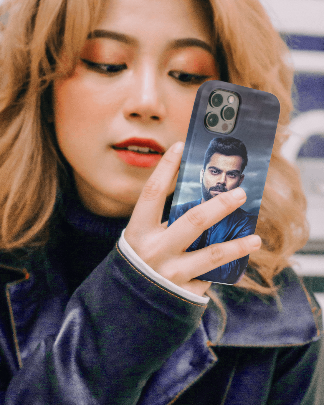 Virat Kohli Stylish Look Mobile Cover