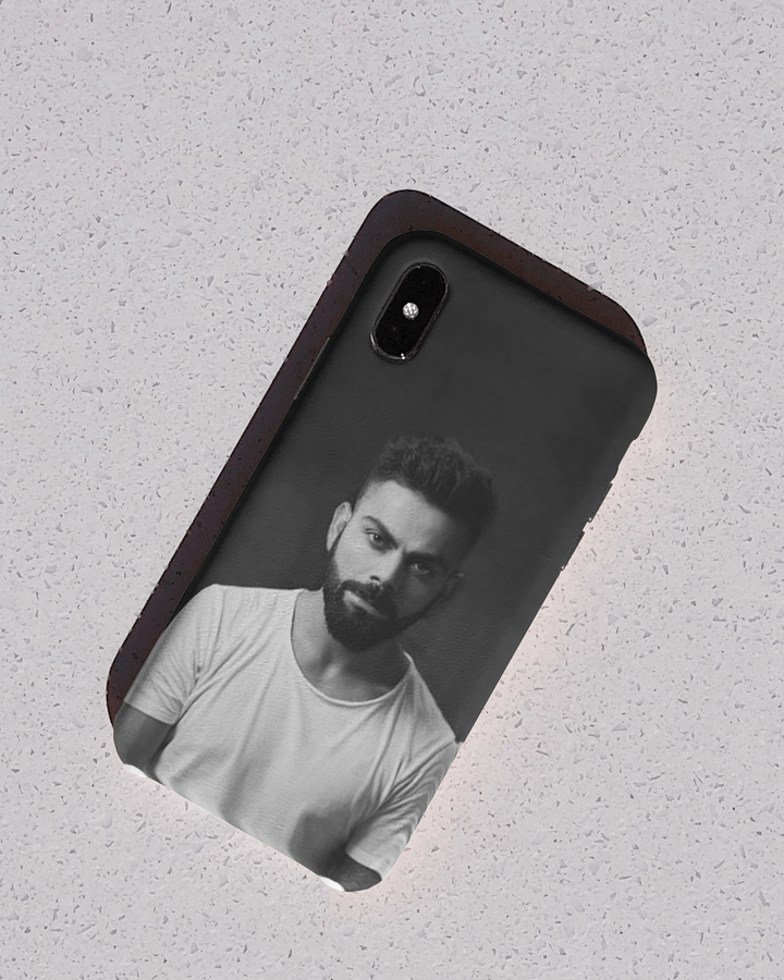 Virat Black _ White Phone Case