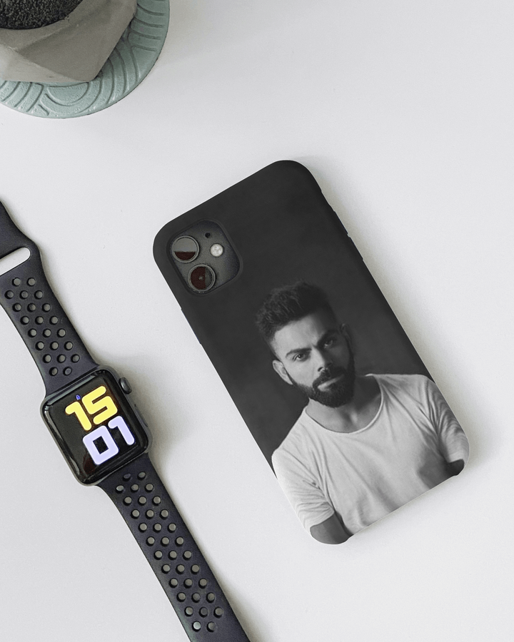 Virat Black _ White Phone Case