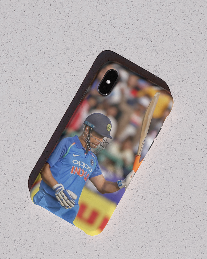 Dhoni Raising Bat Phone Case