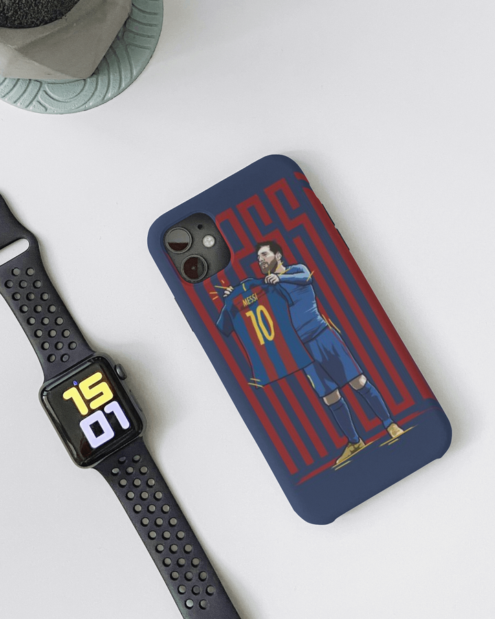 Messi Showing Jersey Phone Case